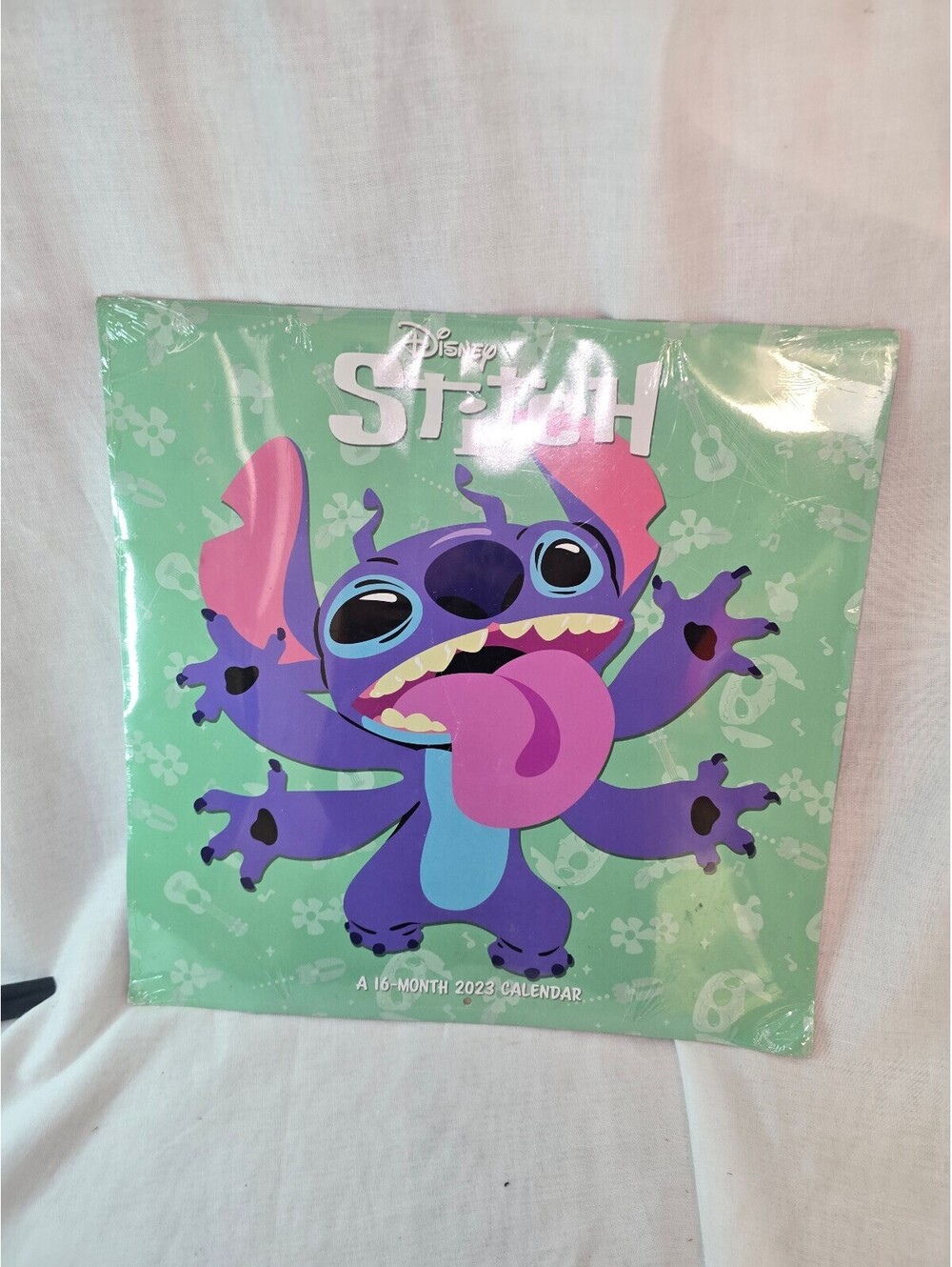 Disney Stitch 2023 16-Month Wall Calendar Sealed Lilo & Stitch 12x12